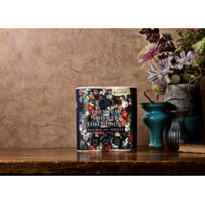 フルブルームコレクション プレミアムシャワートイレットロール ダブル4ロール×10パック