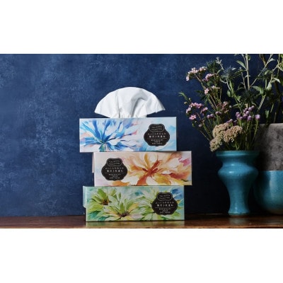 【高級】フルブルームコレクション ふっくらやわらか贅沢3枚重ね ボックスティシュ3箱×10パック