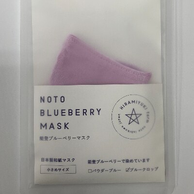 能登ブルーベリーマスク(ブルークロップ)NOTO BRUEBERRY MUSK 草木染め機能性マスク