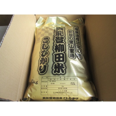 令和7年産奥能登柳田米こしひかり5kg