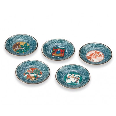 3号皿揃　歴代画