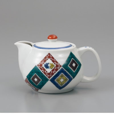 ポット急須　石畳の図