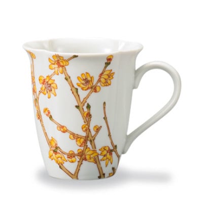 マグカップ　蝋梅(1月)