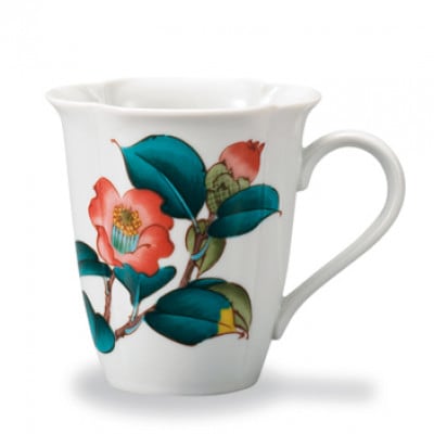 マグカップ　寒椿(12月)