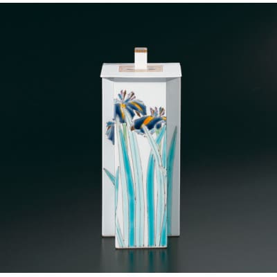 香炉　花菖蒲　山岸大成