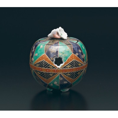 香炉　錦繍手まり　宮本晄