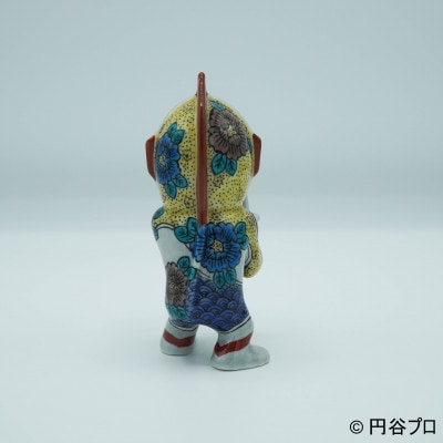 九谷焼　No.4　新ウルトラマン　吉田屋牡丹
