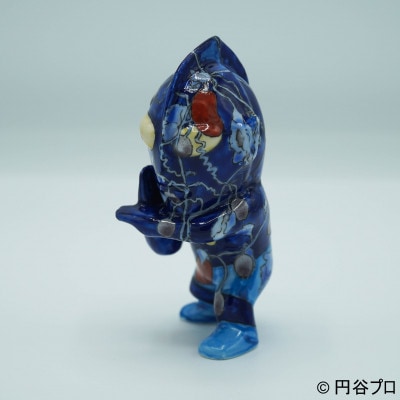 九谷焼　No.7　新ウルトラマン　青地瓜文