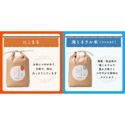 【毎月定期便】北本農場の4種こだわりのお米食べ比べ白米5kg×4か月連続全4回