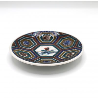 九谷焼　4号皿揃(6P) 古九谷名品6選(6枚組)