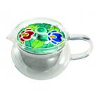 九谷焼　九谷和ポットNAGOMI POT・色絵椿