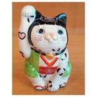 九谷LOVE招き猫「ゆっきー姫　7号」右手あげ