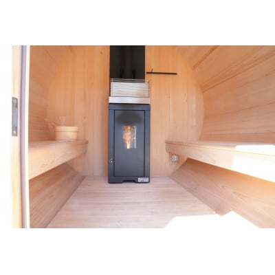 屋外用ペレット式バレルサウナ4名用