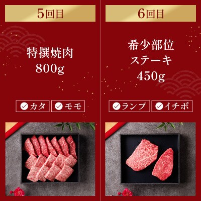 【毎月定期便】【和牛セレブ】能登牛 定期便「ビジネスクラス」全6回
