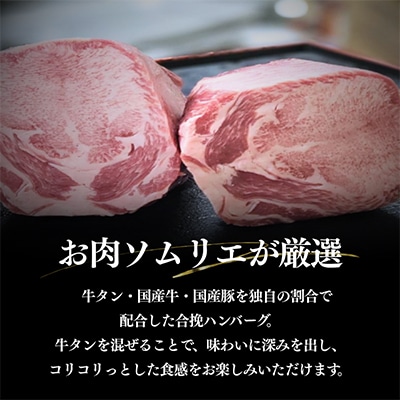 【新食感!】牛タンハンバーグ10個