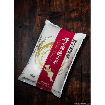 【毎月定期便】京都府産　環境にやさしいお米(精米)　コシヒカリ「丹の国穂まれ」5kg 全12回