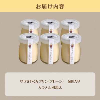 ゆうさいくんプリン6個