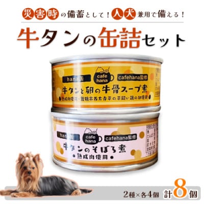 牛タンそぼろ煮・牛タンスープ2種セット  8個