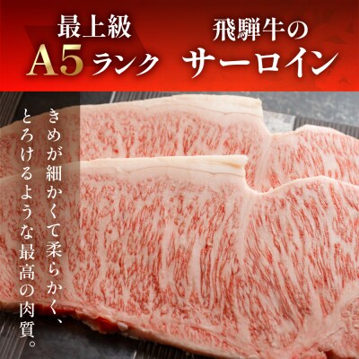 【冷凍】飛騨牛サーロインステーキ 約400g(計2枚)ステーキ【11-13】