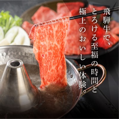 【冷凍】飛騨牛肩ロース・ももしゃぶしゃぶセット　各400g しゃぶしゃぶ用【11-21】