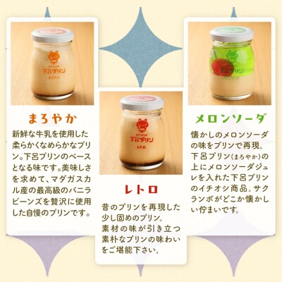 【下呂プリン】まろやかプリン&レトロプリン　プレーン2種食べ比べセット(2種6個入)【47-3】