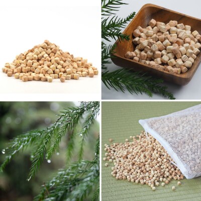 杉が香る「杉チップ(2L)」杉枕の補充用、アロマ、ガーデニング等に【43-5】