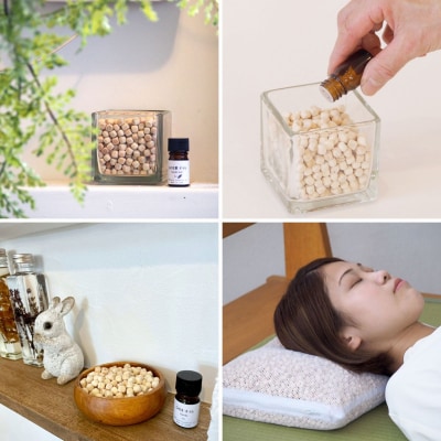 ひのきが香る「ひのきチップ(2L)と天然ひのきオイルセット」【43-9】