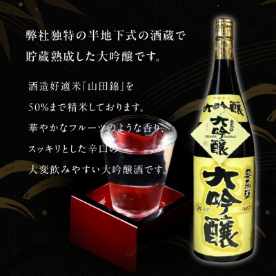 奥飛騨 大吟醸 OD-50(1.8L  1本) お酒 日本酒【16-5】