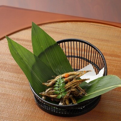 【天然 あじめの煮付け】50×5袋 幻の魚 高級珍味 丸八旅館【53-11】