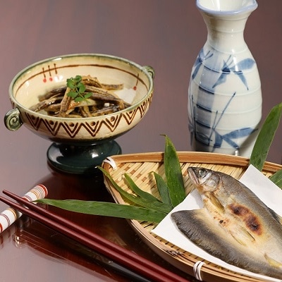 【天然 あじめの煮付け】50×5袋 幻の魚 高級珍味 丸八旅館【53-11】