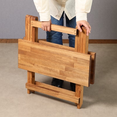 折りたたみテーブル(高さ46cm 幅60cm 奥行45cm)机 アウトドア キャンプ【62-15】 