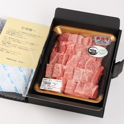  【年内順次発送】【冷凍】飛騨牛肩ロース　600g(焼肉用)【22-19【1】n】