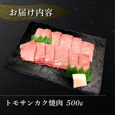 【冷凍】菊の井 飛騨牛トモサンカク焼肉  500g(4～5人前)【70-6】