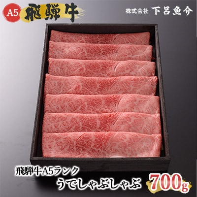 【高級】飛騨牛A5ランク うでしゃぶしゃぶ 700g 【39-1】