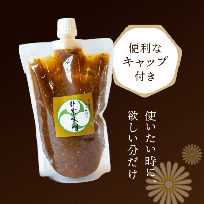 やみつき万能【朴葉味噌】(500g)×3本　料理自慢の宿 女将秘伝の味噌 【53-30】