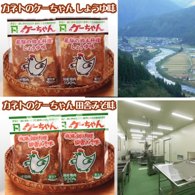 ケーちゃん10個入り(みそ味・しょうゆ味 各230g×5個)けいちゃん 鶏ちゃん【8-1】