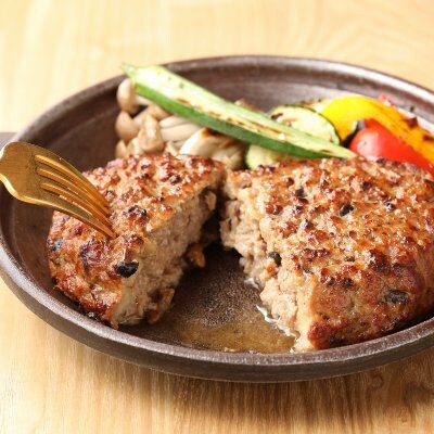 飛騨小坂ぶなしめじ入り飛騨牛ハンバーグ(200g×3個)冷凍【72-2】