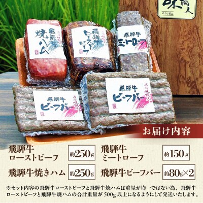 【飛騨 味職人】飛騨の味　美味いもん飛騨牛尽くしセット【57-9】