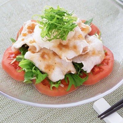 【冷凍】飛騨納豆喰豚ロースしゃぶしゃぶセット 420g 【11-3】