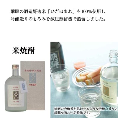【天領酒造】「天真」麦焼酎・米焼酎セット 各720ml×1本【2-22】