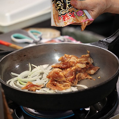 昔ながらの大衆食堂の味!!【大安のとんちゃん】3個セット 120g×3袋(計360g) 【90-1】
