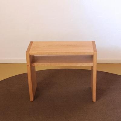 サイドテーブル【縦置き・横置き可能】高さ540mm(54cm)【大鹿野工房】【89-3】