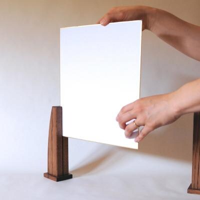 木の色紙スタンド 高さ 190mm (19cm)【広葉樹】【大鹿野工房】【89-13】