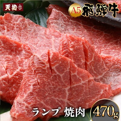 A5 飛騨牛 ランプ焼肉 470g【冷凍】らんぷ 牛肉 ブランド牛 肉ギフト【11-1017】