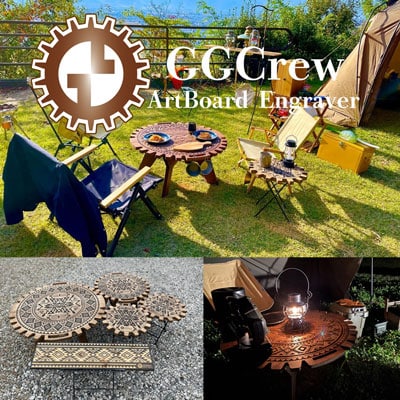 インディアンハンガー天板Mサイズ キャンプ アウトドア 【GGCrew】机 テーブル【93-1】