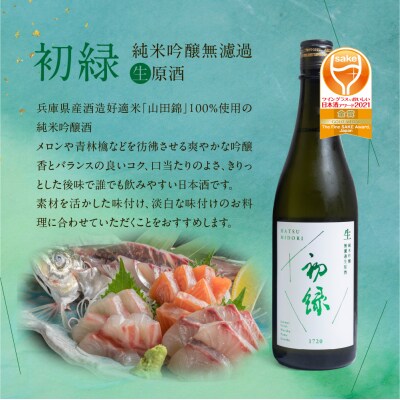 【父の日までにお届け】緑無濾過生原酒セット(各720ml)【16-22f】
