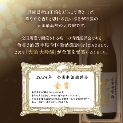 令和6年全国新酒鑑評会『金賞受賞酒』1800ml 大吟醸 酒 天領酒造【2-40】