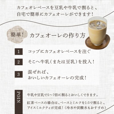 オリジナル・クラッシュドコーヒーゼリー&カフェオレベース&ドリップパックギフトセット【17-28】