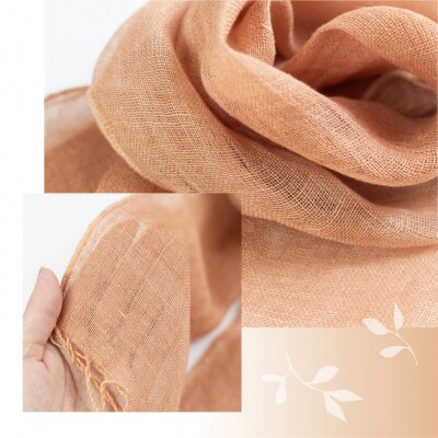 【スカーレット】草木染ヘンプストール【ギフト包装】ストール プレゼント ギフト【77-4【4】】