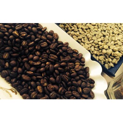 緑の館 / モカ・スペシャルブレンド豆 300g×2(600g)【17-92】